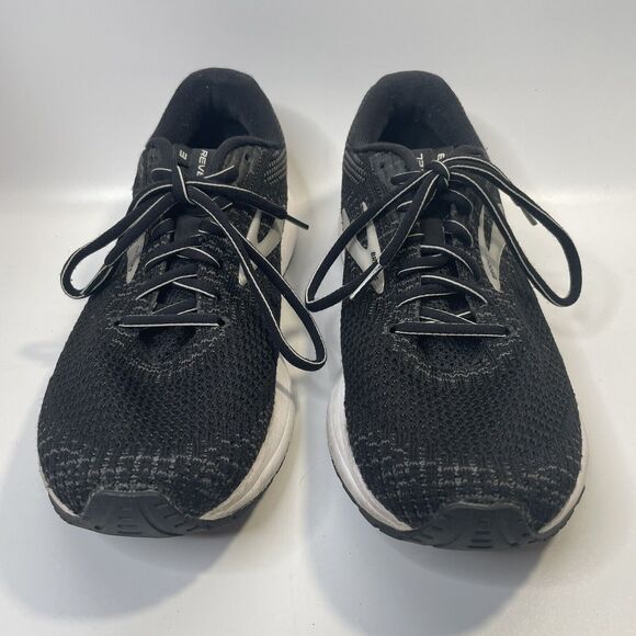 Brooks Revel 3 Womens Size 9.5 Black White Shoes Sneakers Running 1203021B012 - Picture 3 of 9